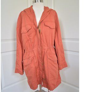 LOFT orange lightweight jacket, L